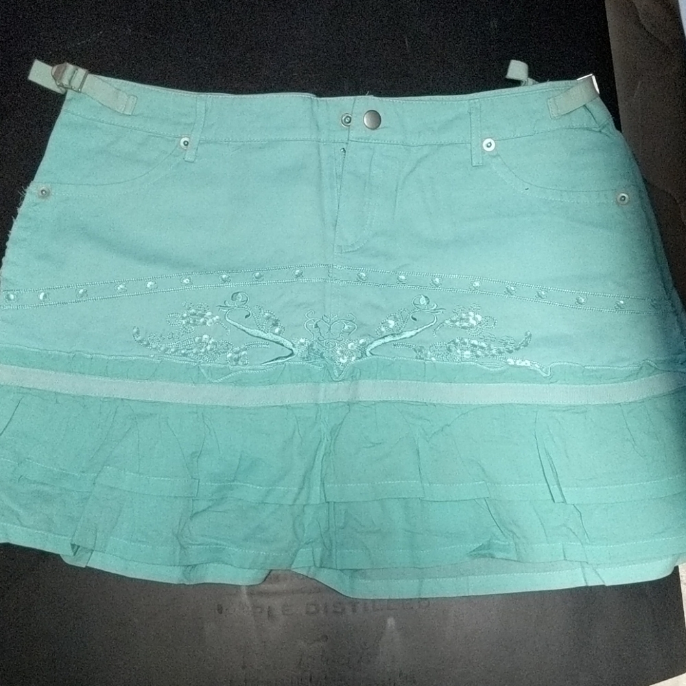 🆕 Mint Skirt By Sugar Lips